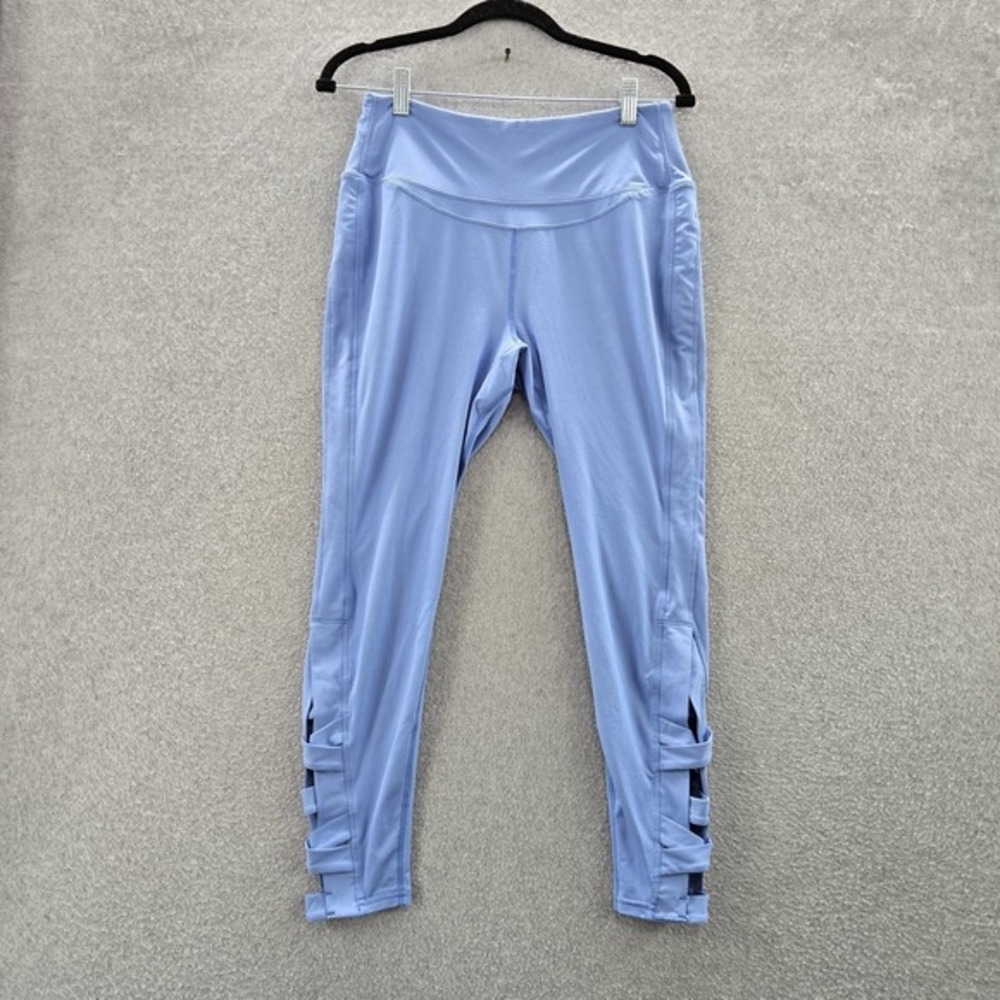FP Movement‎ Women Activewear Pants L Blue Yoga Very Prarie Legging 24"